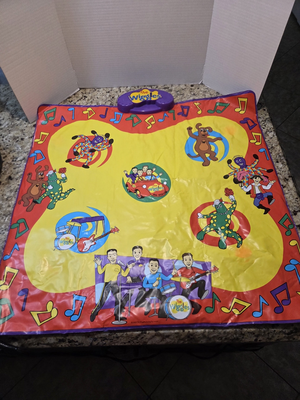 The Wiggles Wigglin’ Jigglin’ Dance Play Mat Musical Original Cast Works! 2003